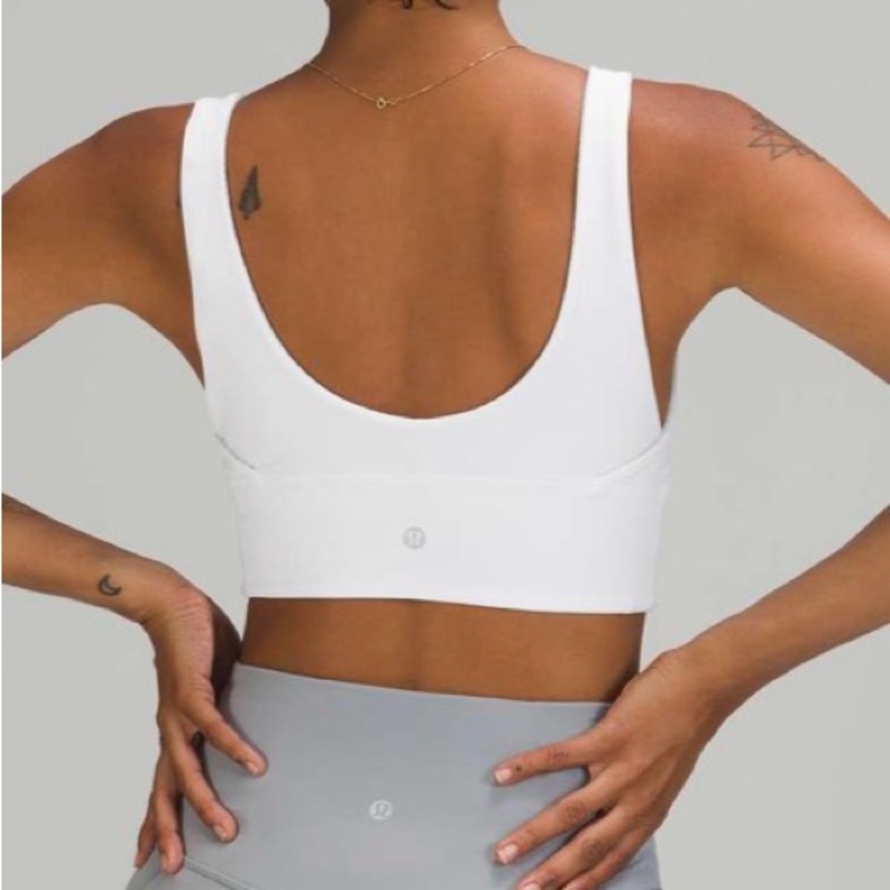 Lululemon Align Reversible Bra *Light Support, A/B Cups Sz 8 Gray White
